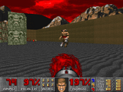 E2M8 Battling Cyberdemon
