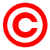 Red copyright