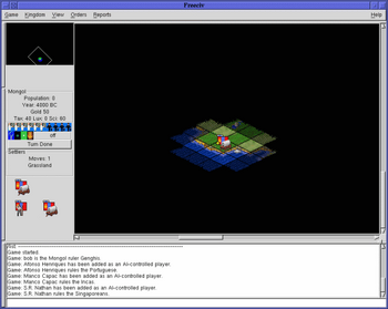 Main window begingame