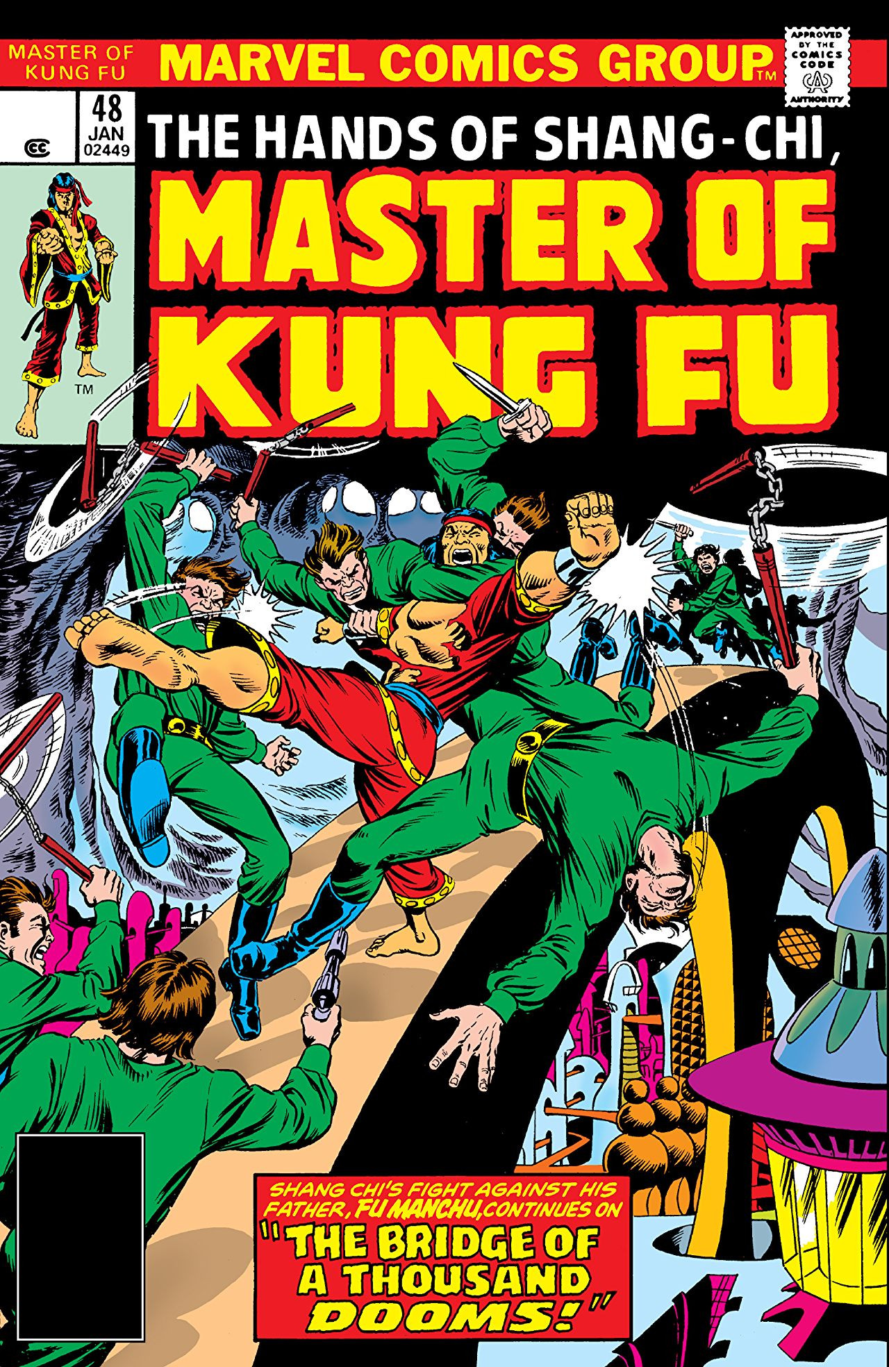 master of kung fu comic