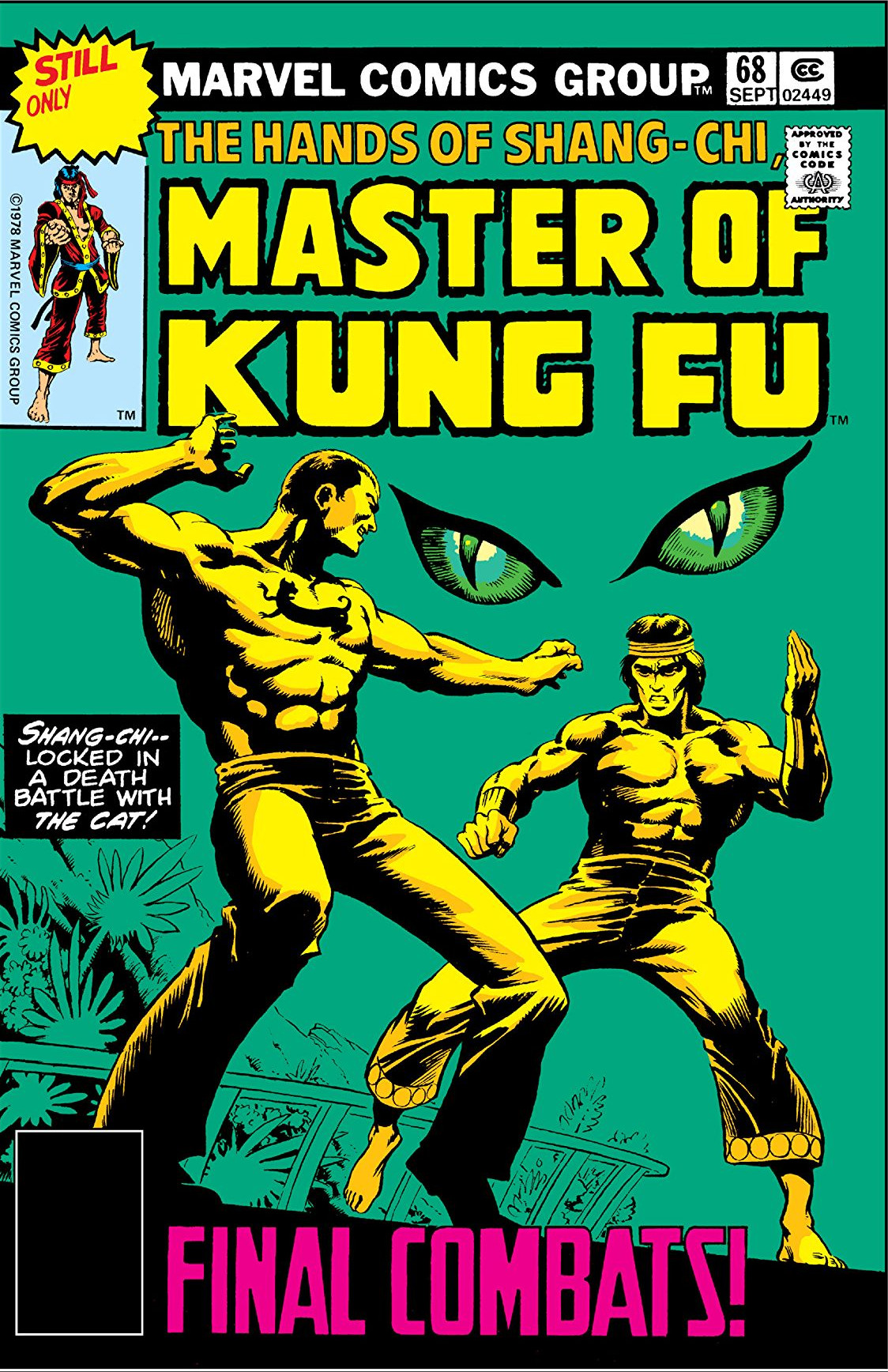 master of kung fu comic