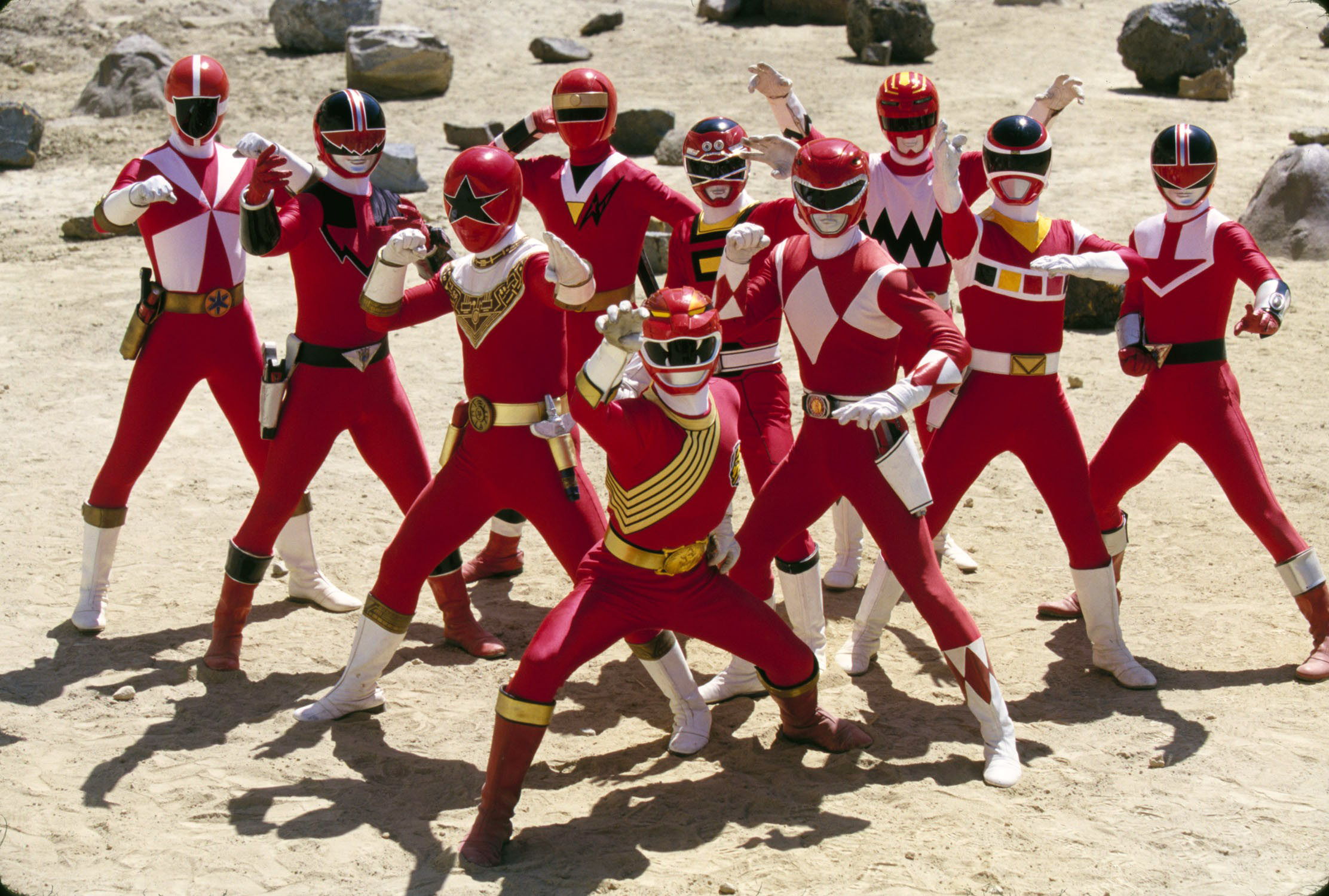 10 Red Ranger Teams