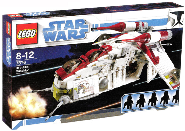 republic gunship lego target