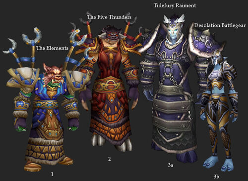 WoW Shaman Tier Sets