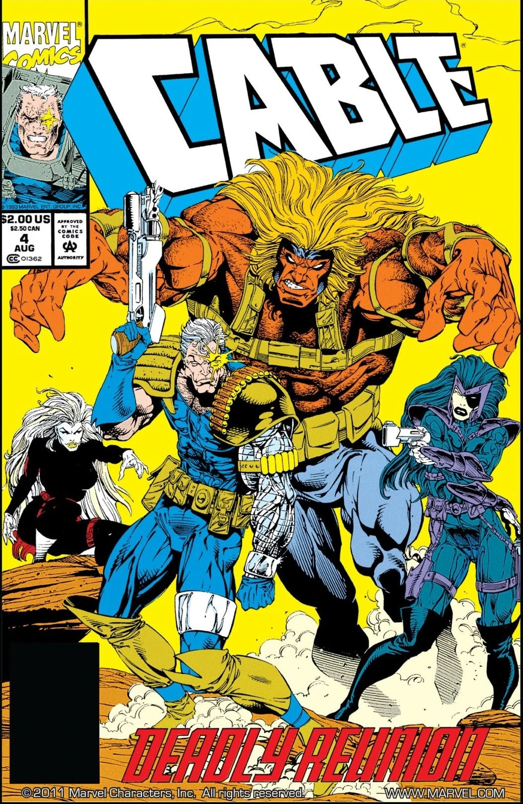 Cable Vol 1 4 Marvel Comics Database