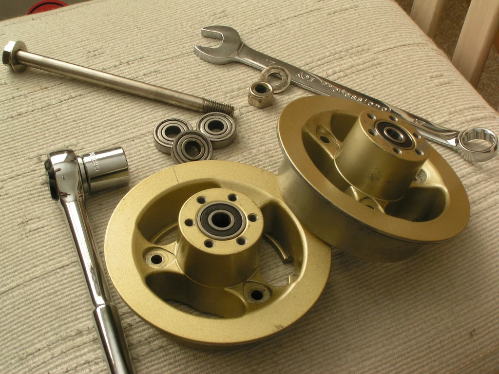 Replacing splitrim wheel bearings Scooter Wiki