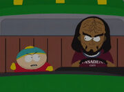 Cartman und Michael Dorn