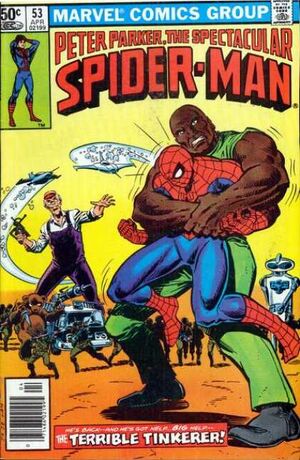 Peter Parker, The Spectacular Spider-Man Vol 1 53