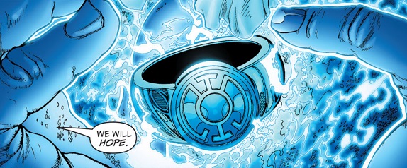 superman blue lantern ring