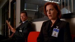 John Doggett and Dana Scully meet