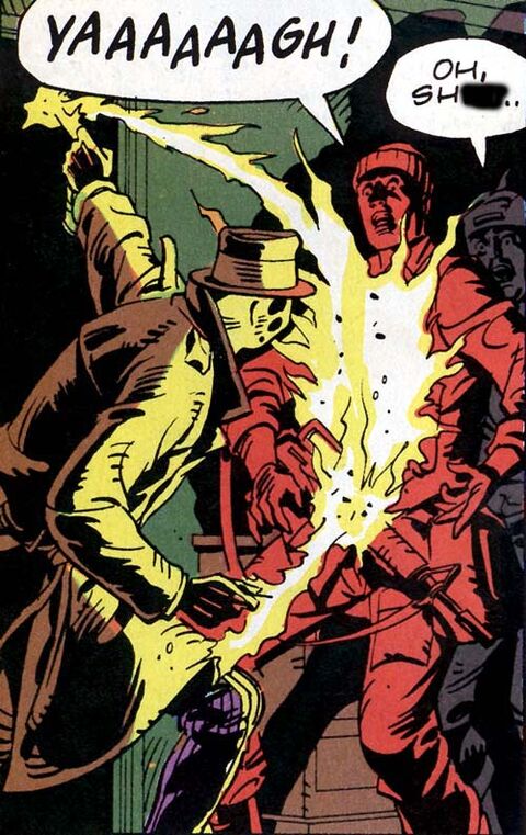 Rorschach lights him up