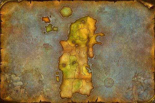 Mapa Kalimdoru