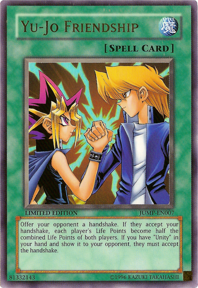 Yu Jo Friendship Yu Gi Oh