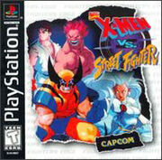 X-Men vs Street Fighter PS cover