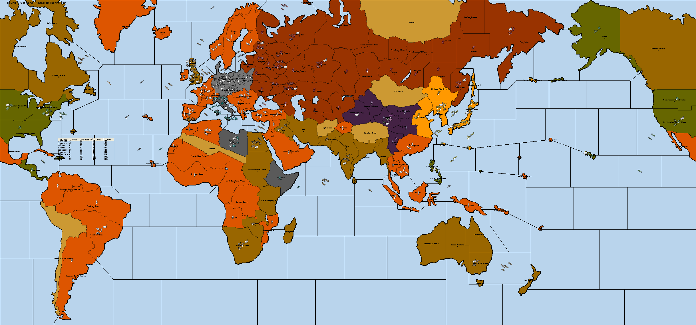 1939 Pact Of Steel Big World - Axis & Allies Wiki