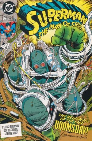 Cover for Superman: Man of Steel #18 (1992)