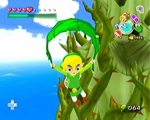 ZeldaWWDeku Leaf float