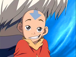 Aang looking innocent
