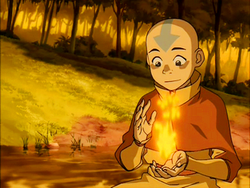 Aang Firebends