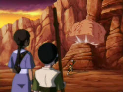 Aang earthbends