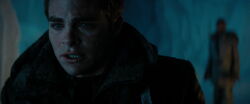 James T. Kirk Chris Pine after Mind Meld