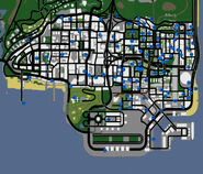 Mapa de grafitis - los santos (gta san andreas)