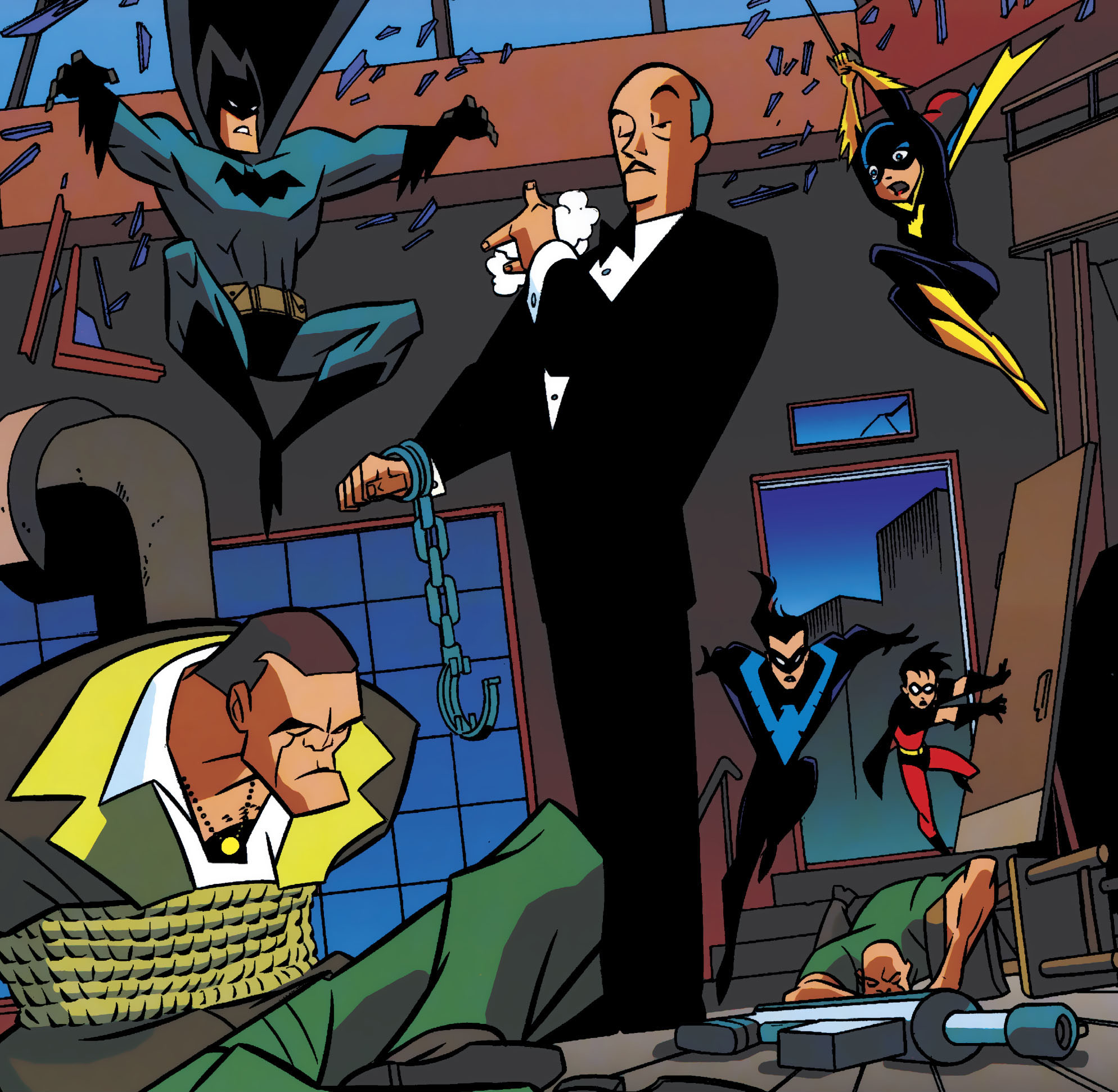 alfred batman pennyworth dcau dc animated universe wiki series wikia comics