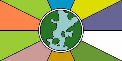 The flag of Krypton .