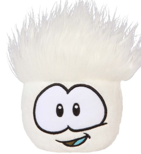 club penguin white puffle plush