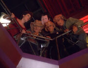 Zek, Rom, Leeta, Nog und Maihardu im Quarks