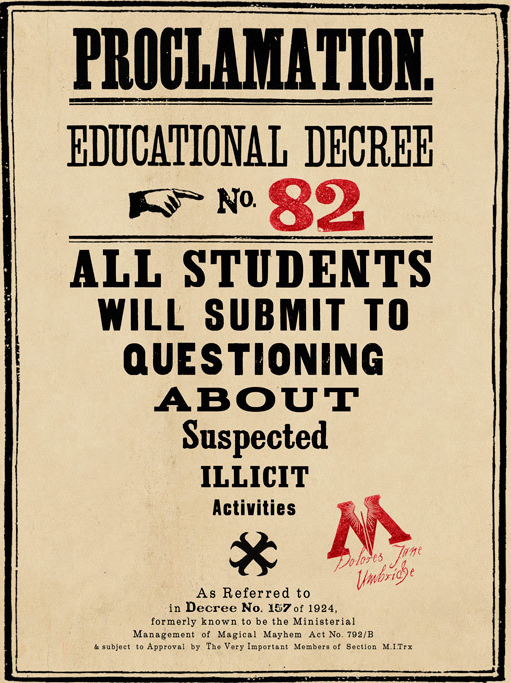 Educational Decree Number Eighty Two Harry Potter Wiki