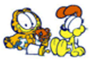 Garfield and odie baby