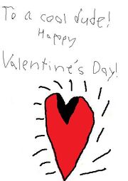 Nero's Valentines card
