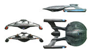 Akira class ILM CGI model