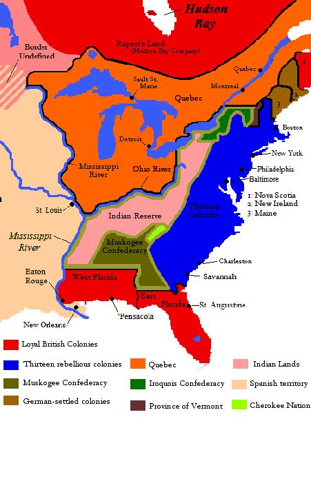 North America 1785