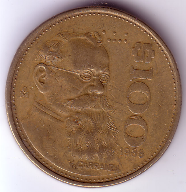 MXP 1988 100 Peso Coin Collecting Wiki