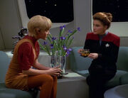 Kes spricht mit Janeway über den Doktor 2371