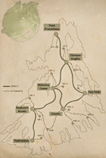 Austen Bathysphere Map
