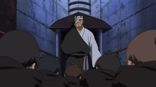 Danzo talking to Root members