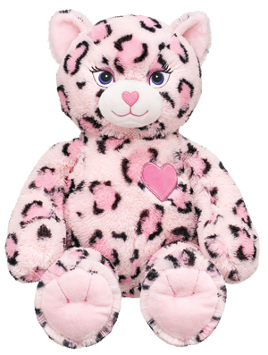 build a bear pink leopard