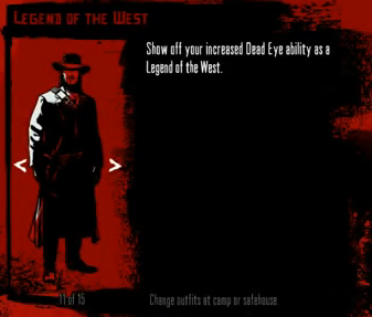 Red-dead-redemption-20100122054015467. Marston, in The Legend of the West outfit and a Bandana, forces a man to open the safe.