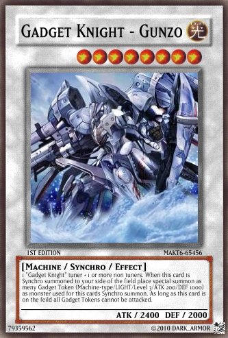 Gadget Knight - Gunzo - Yu-Gi-Oh Card Maker Wiki - Cards, decks