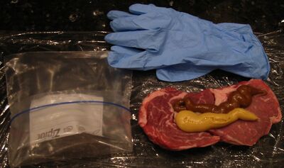 Preparing for marinating