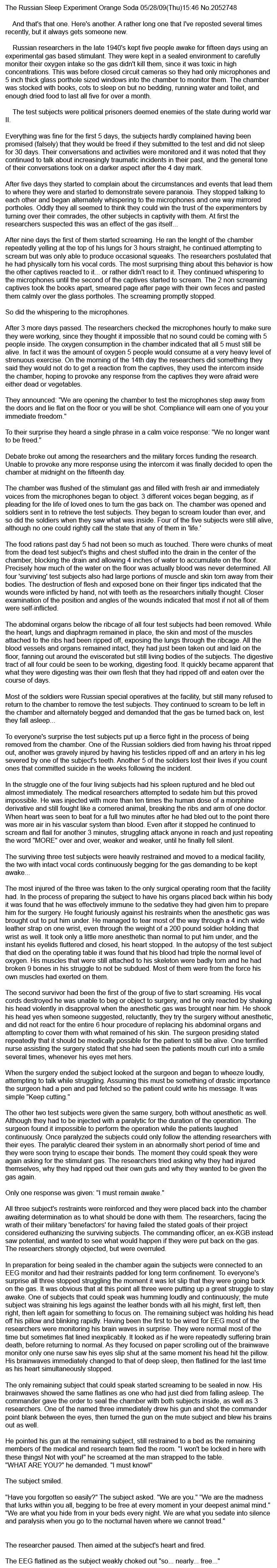 Image The Russian Sleep Experiment.jpg Creepypasta Wiki