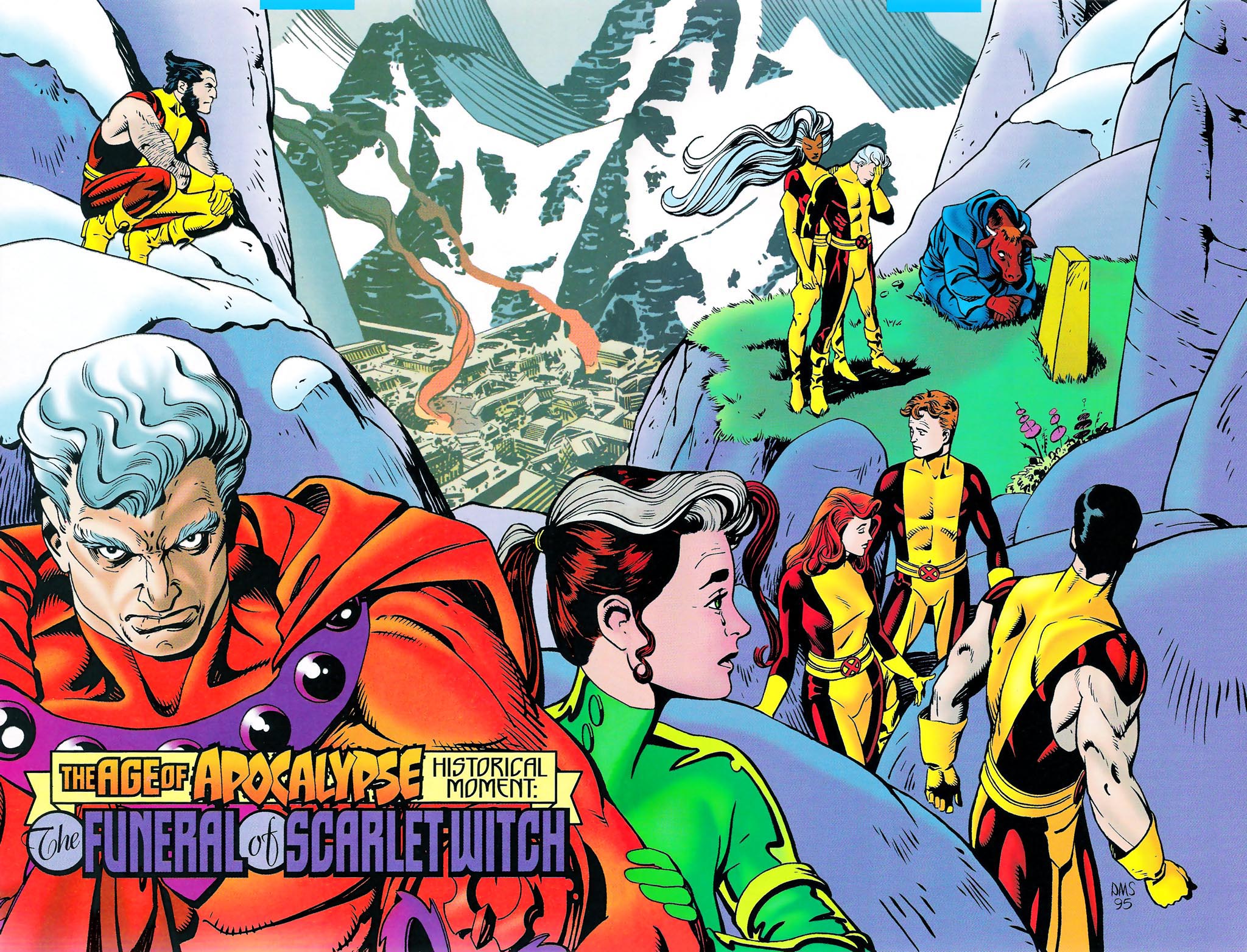 Fordulás X-Men_Chronicles_Vol_1_2_Pinup_4