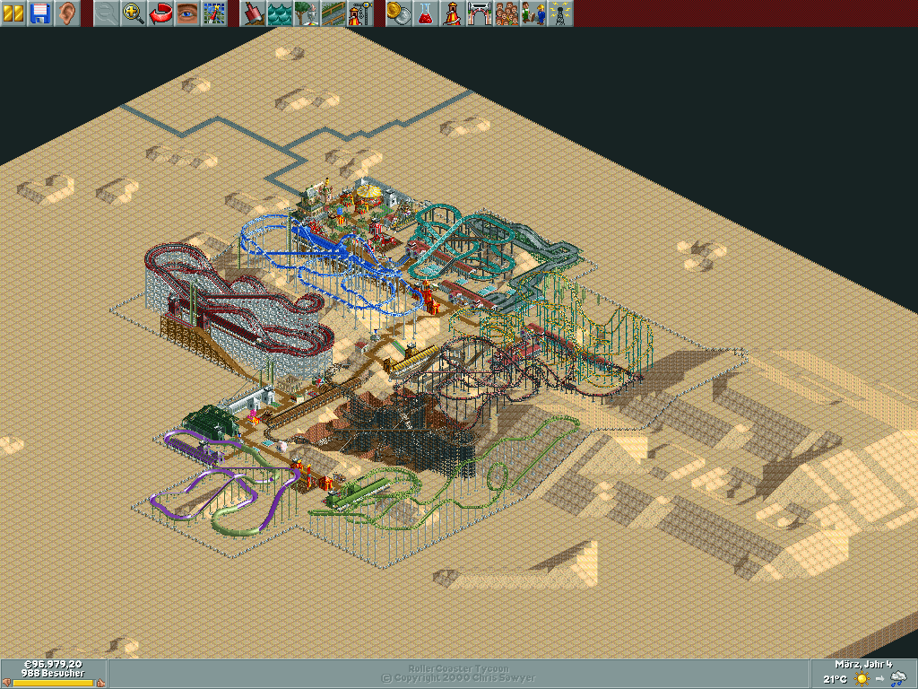 Rollercoaster Tycoon Dynamite Dunes