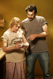 Earl & Donny Jones' Mom with Smoke Patches