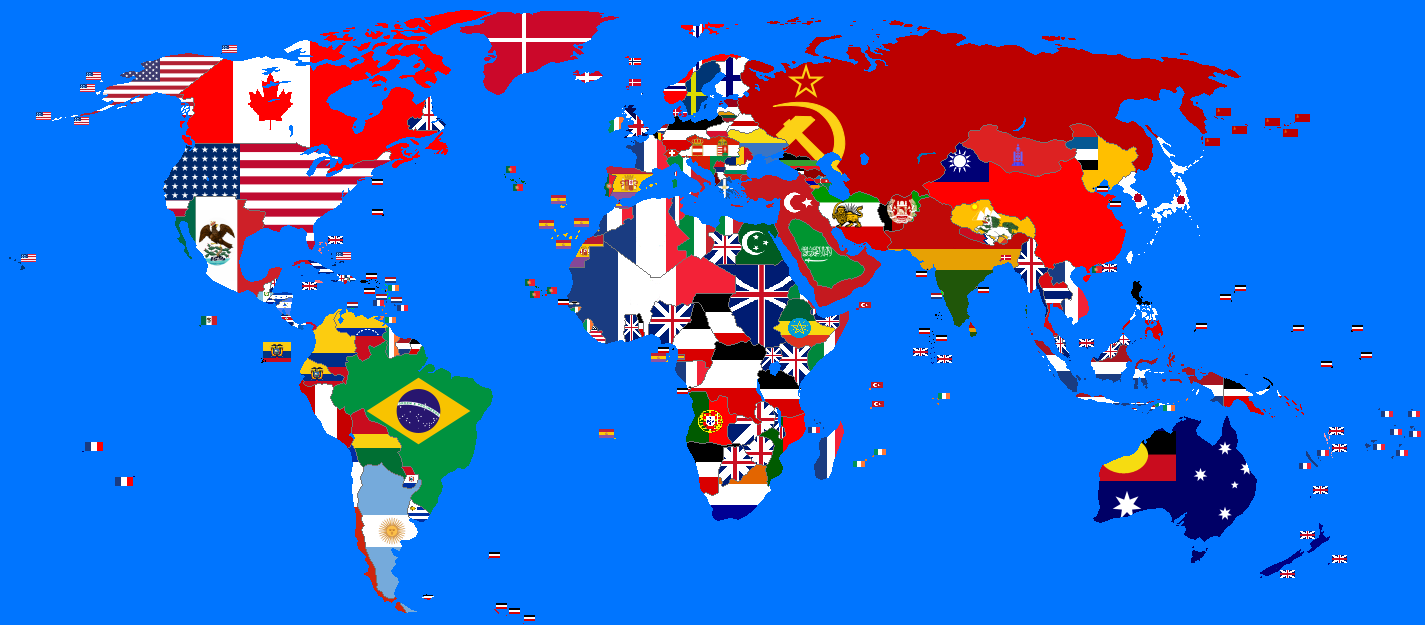 History Of Flags Of The World Map Images