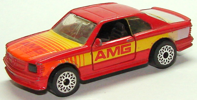 mercedes 500 sec matchbox