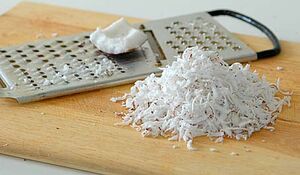 Grated coconut